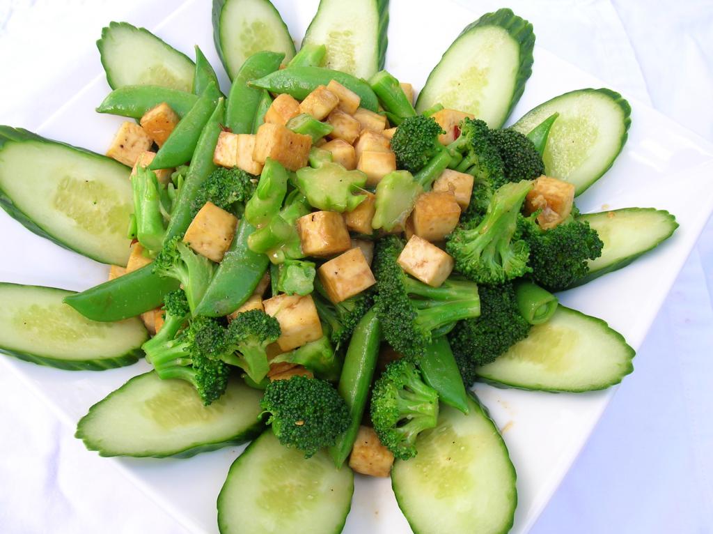 Овощной салат при диете 11