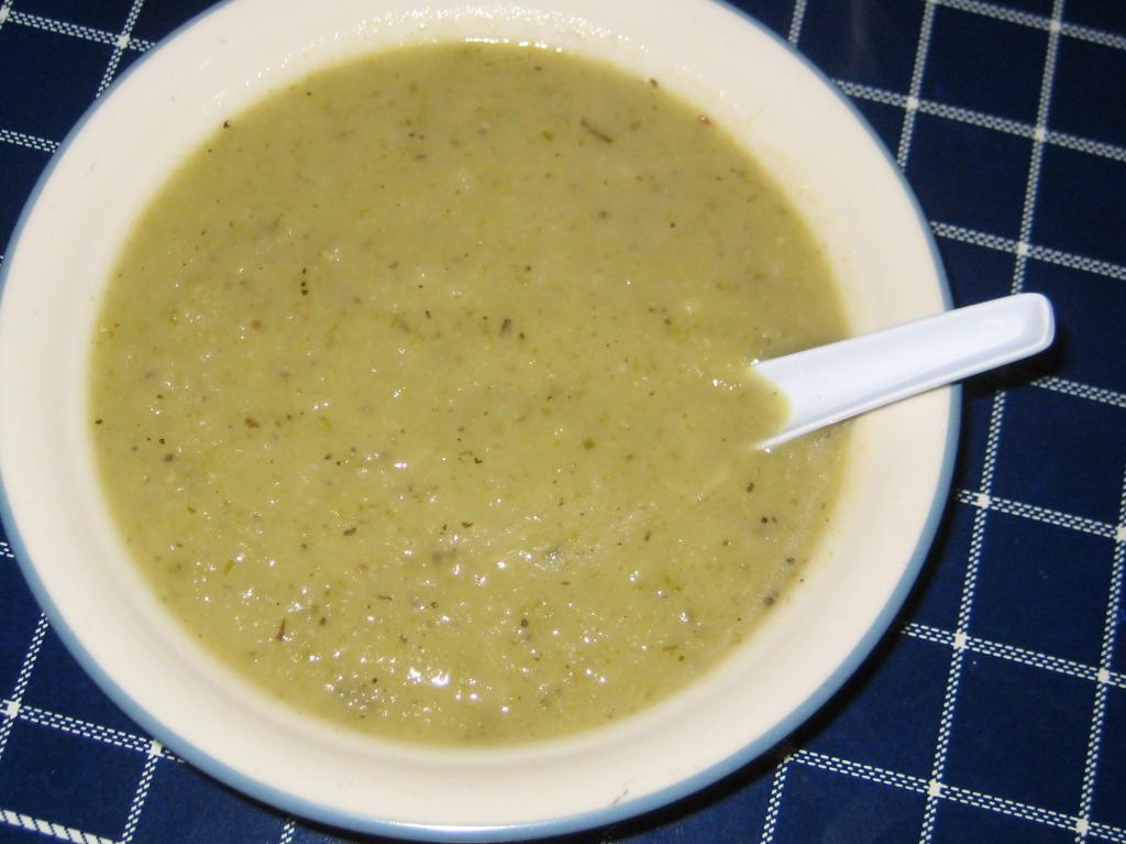 суп-пюре из капусты при диете 1б