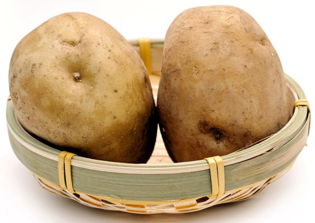 Картофель в тарелке