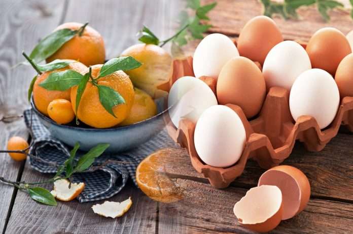 яйца и апельсины