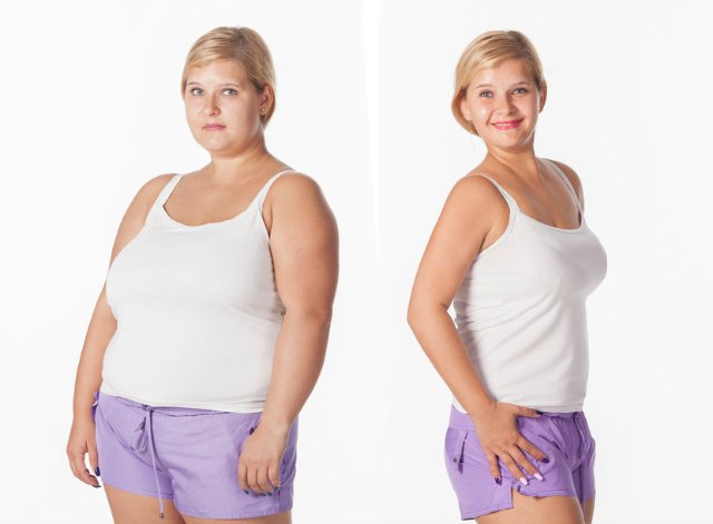 Результат до и после бразильской диеты