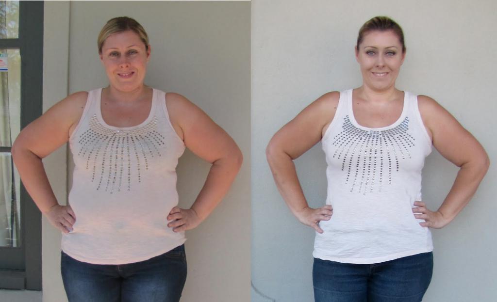 До и после похудения