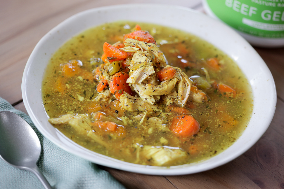 куриный суп с овощами